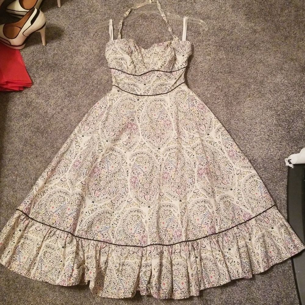 Anthropologie girls from savory pin up dress